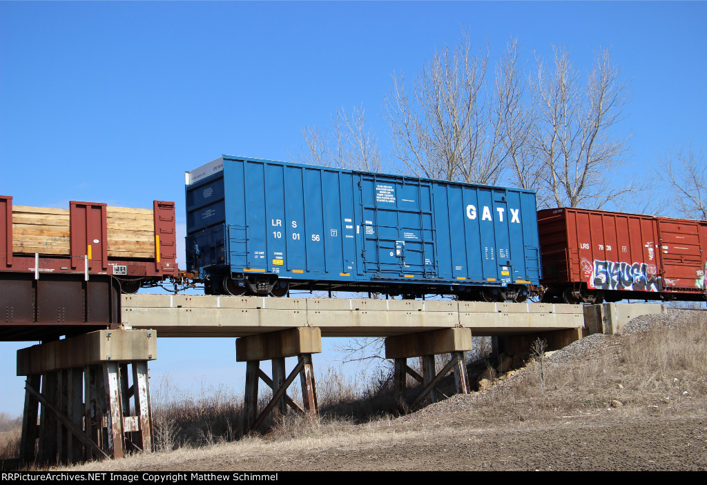 Blue GATX Box Car